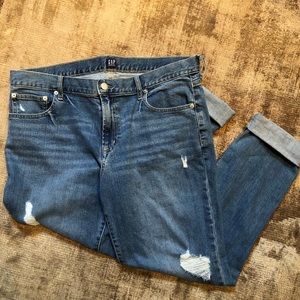 GAP Best Girlfriend Distressed Mom Jeans